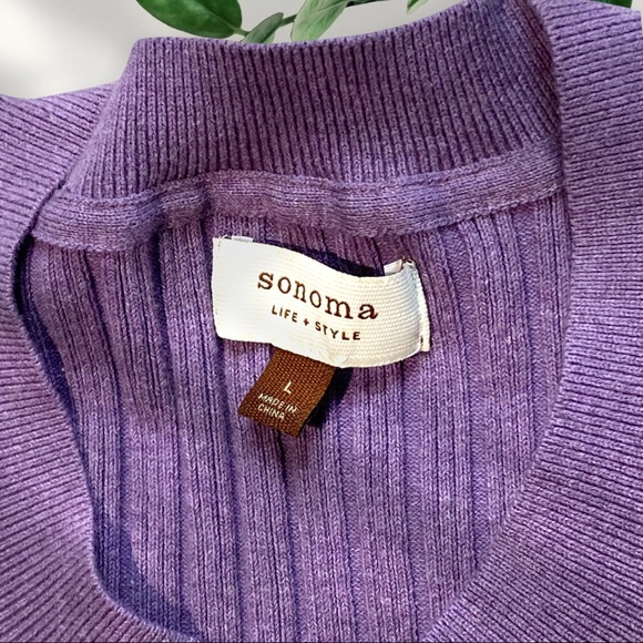 Sonoma Lavender Fitted Sweater - Picture 3 of 7